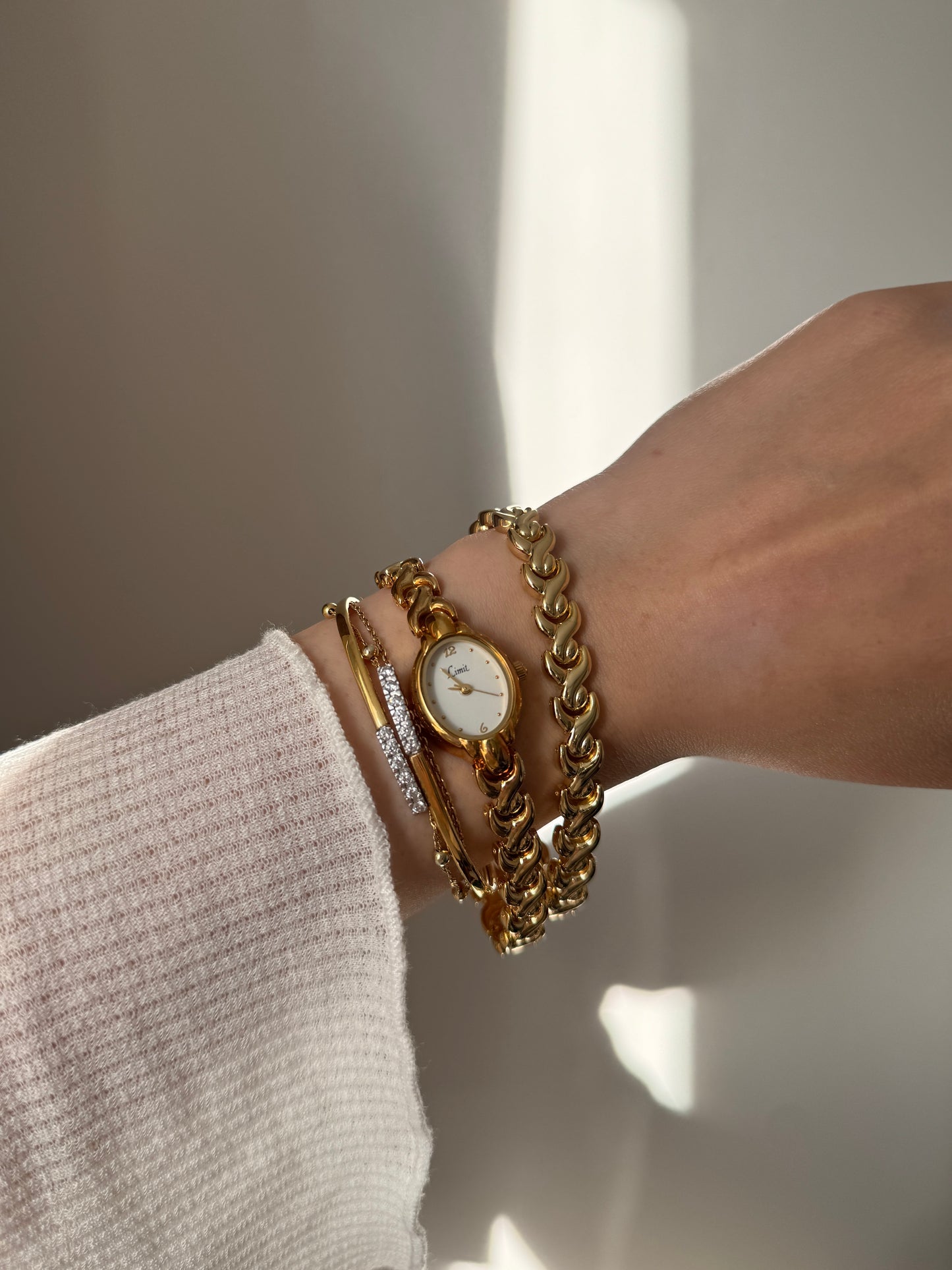 Limit vintage watch and bracelet set