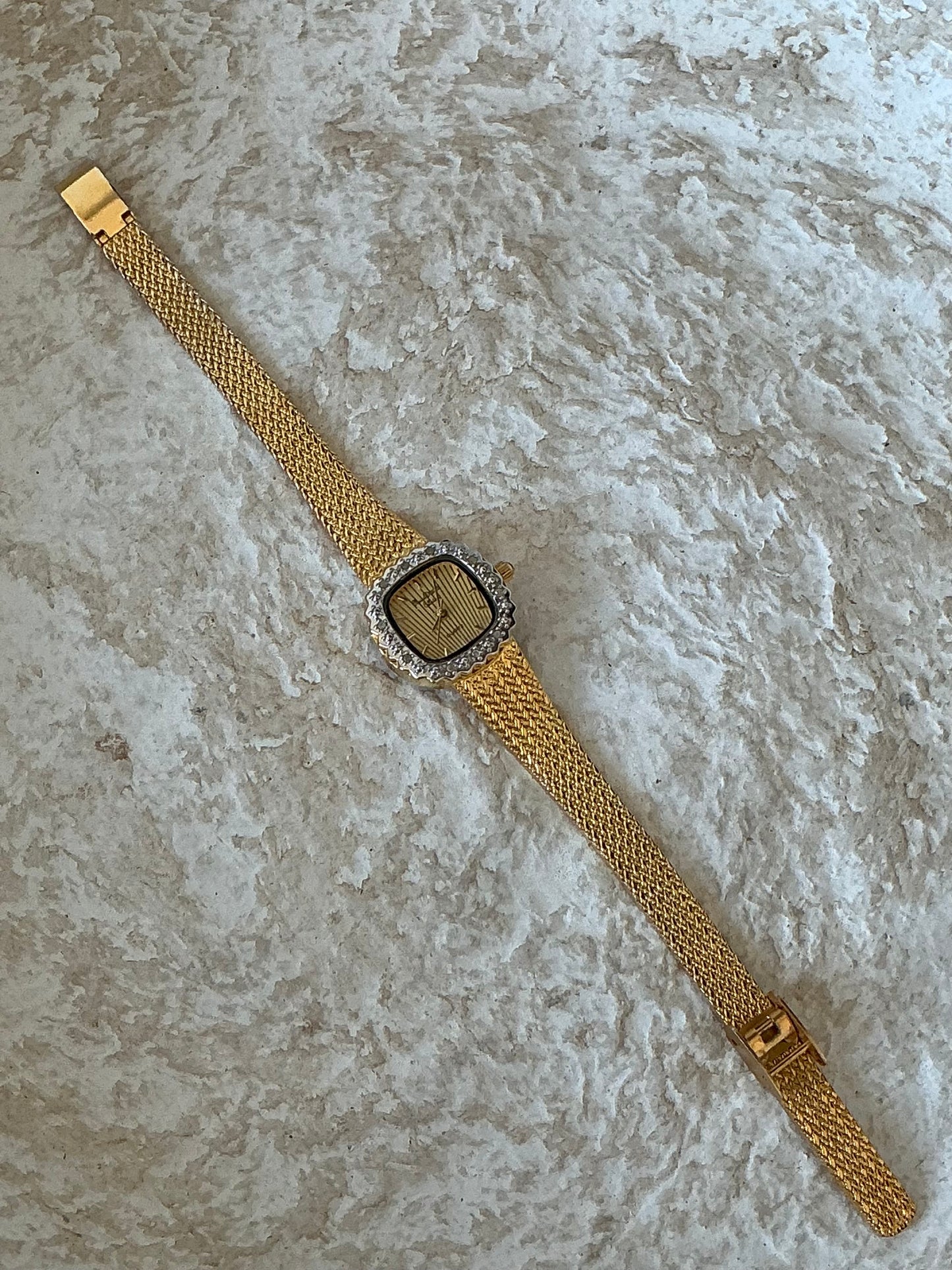 Marcel Drucker Micro Diamonds semi rigid vintage watch
