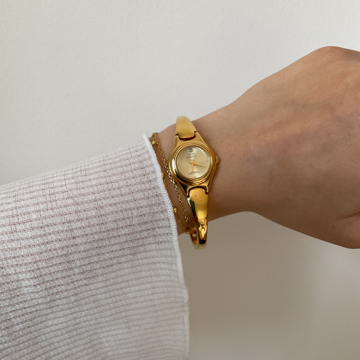 Anne Klein vintage bangle bracelet watch